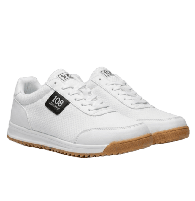 WHITE & WHITE RUNNING SNEAKER